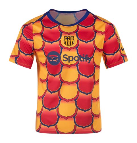 FC Barcelona 2023-24 Pre-Match Chinese New Year Shirt